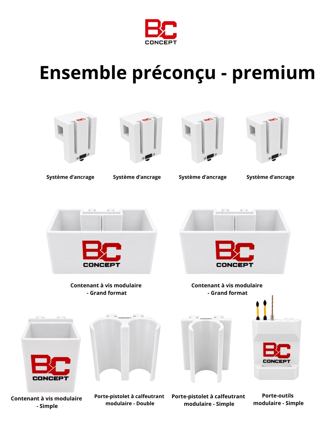 PREMIUM - Ensemble préconçu - Plateforme LGMG Ext. 1.55po